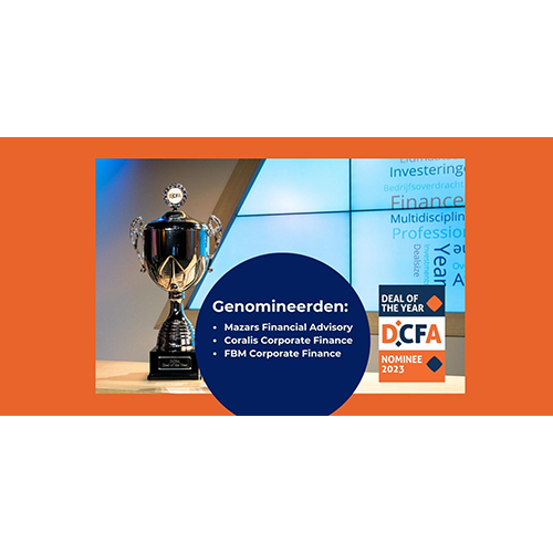 Genomineerden DCFA Deal of the Year 2023